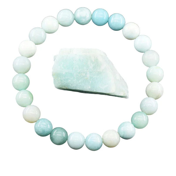 Bracelet reiki en amazonite avec une pierre naturelle